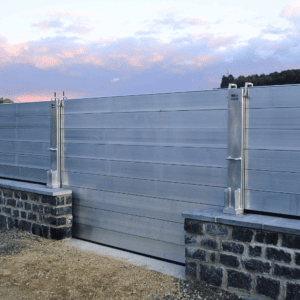 Flo-Dem 100L périphérique - Protection amovible aluminium - batardeaux