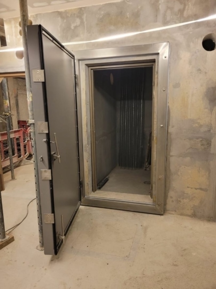 Dispositif anti-crue de locaux Technique Boulevard Haussmann à Paris