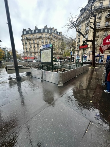 Chantier RATP - Accès protégé du métro