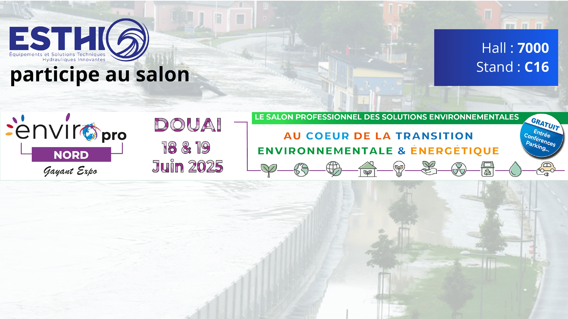 ESTHI France sera présente au salon ENVIROpro NORD à Douai !